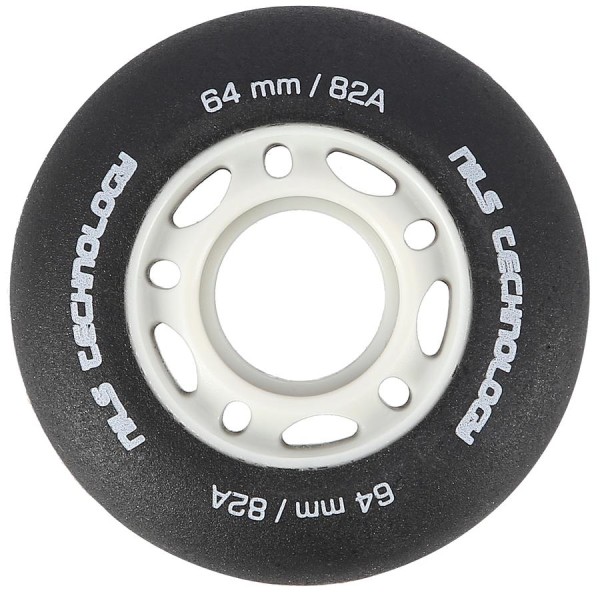 Колеса Nils Extreme PU 64x24 82A 4шт чорний матовий