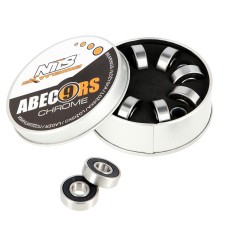 Підшипники хром Nils Extreme ABEC-9 RS 8шт графітовий