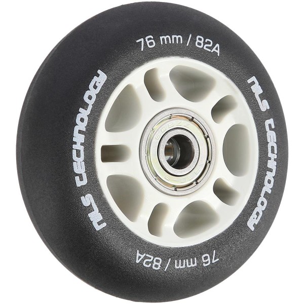 Колеса з підшипниками Nils Extreme PU 76x24 82A 4шт чорний матовий + ABEC-9 8шт