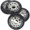 Колеса Nils Extreme PU 76x24 82A 4шт чорний матовий