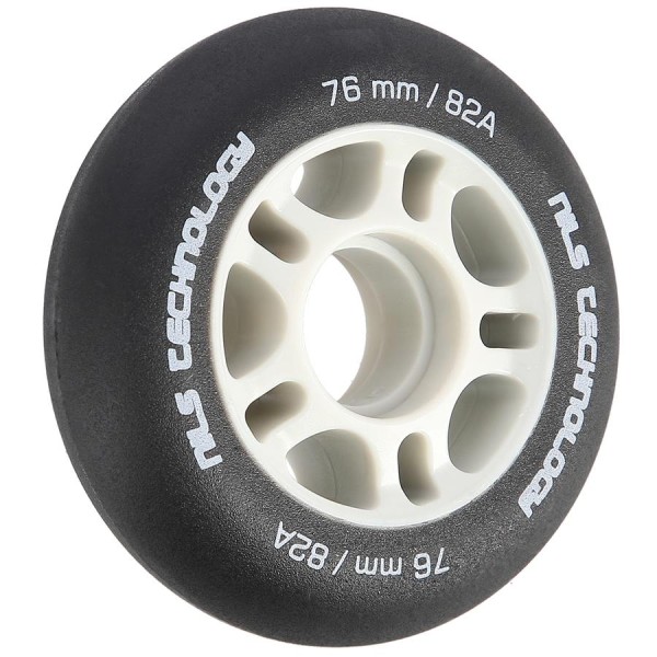 Колеса Nils Extreme PU 76x24 82A 4шт чорний матовий