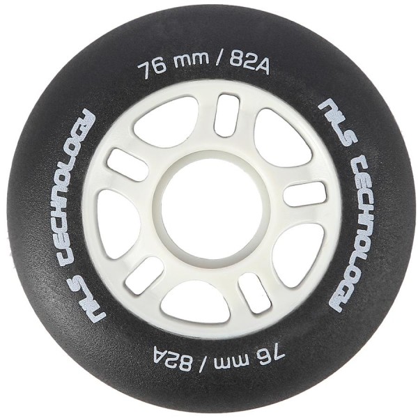 Колеса Nils Extreme PU 76x24 82A 4шт чорний матовий