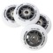 Колеса з підшипниками Nils Extreme PU 70x24 82A 4шт білий матовий + ABEC-9 8шт