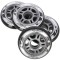 Колеса Nils Extreme PU 80x24 82A 4шт чорний N