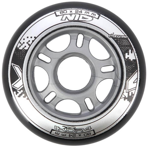 Колеса Nils Extreme PU 80x24 82A 4шт чорний N