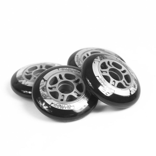 Колеса Nils Extreme PU 90x24 82A 4шт чорний