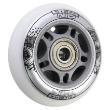 Колеса з підшипниками Nils Extreme PU 70x24 82A 4шт білий N + ABEC-7 8шт