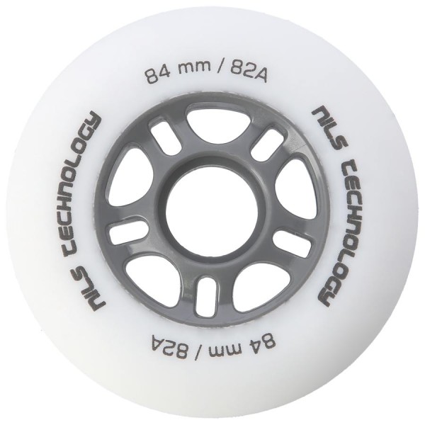 Колеса Nils Extreme PU 84x24 82A 4шт білий матовий
