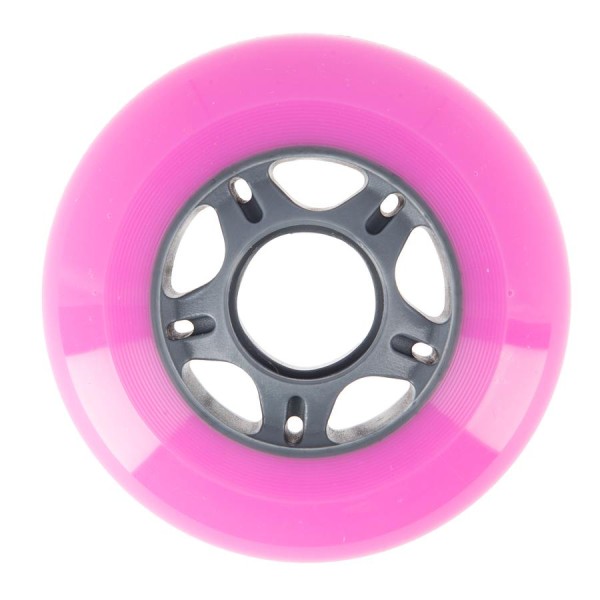 Колеса Nils Extreme PU 76x24 82A 4шт рожевий