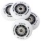 Колеса з підшипниками Nils Extreme PU 64x24 82A 4шт білий матовий + ABEC-9 8шт