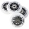 Колеса з підшипниками Nils Extreme PU 76x24 82A 4шт білий матовий + ABEC-9 8шт