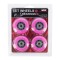 Колеса з підшипниками Nils Extreme PU 70x24 82A 4шт рожевий + ABEC-7 8шт