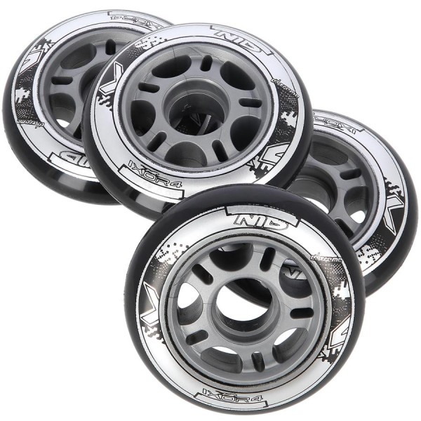 Колеса Nils Extreme PU 76x24 82A 4шт чорний