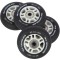 Колеса з підшипниками Nils Extreme PU 80x24 82A 4шт чорний матовий + ABEC-9 8шт