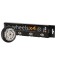 Колеса з підшипниками Nils Extreme PU 80x24 82A 4шт чорний матовий + ABEC-9 8шт