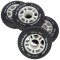 Колеса Nils Extreme PU 80x24 82A 4шт чорний матовий