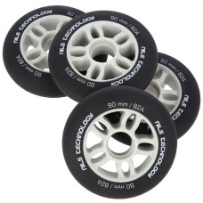 Колеса Nils Extreme PU 90x24 82A 4шт чорний матовий