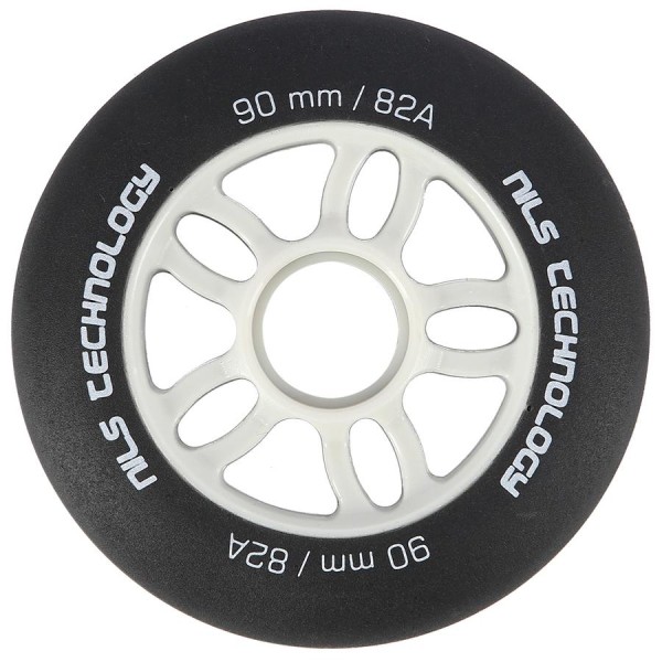 Колеса Nils Extreme PU 90x24 82A 4шт чорний матовий