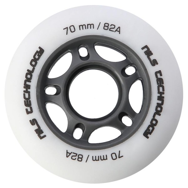 Колеса Nils Extreme PU 70x24 82A 4шт білий матовий