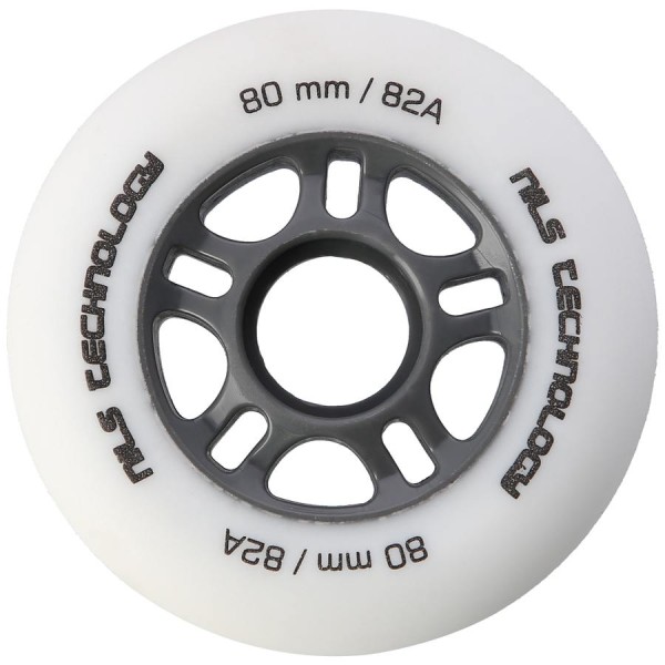 Колеса Nils Extreme PU 80x24 82A 4шт білий матовий