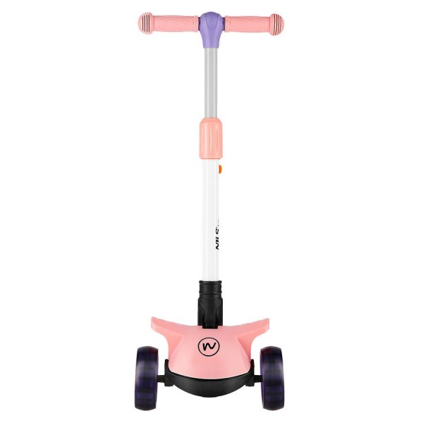 Самокат дитячий Nils Fun HLB10 LED рожевий