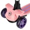 Самокат дитячий Nils Fun HLB10 LED рожевий