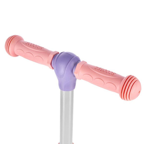 Самокат дитячий Nils Fun HLB10 LED рожевий