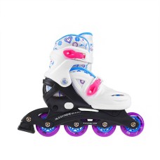 Дитячі роликові ковзани Nils Extreme NJ/NA0321A роз. M 31-35 білий
