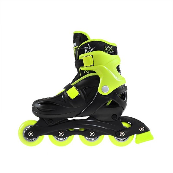 Дитячі роликові ковзани Nils Extreme NJ/NA0321A розм. M 31-35 чорно-лаймовий