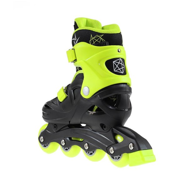 Дитячі роликові ковзани Nils Extreme NJ/NA0321A розм. M 31-35 чорно-лаймовий