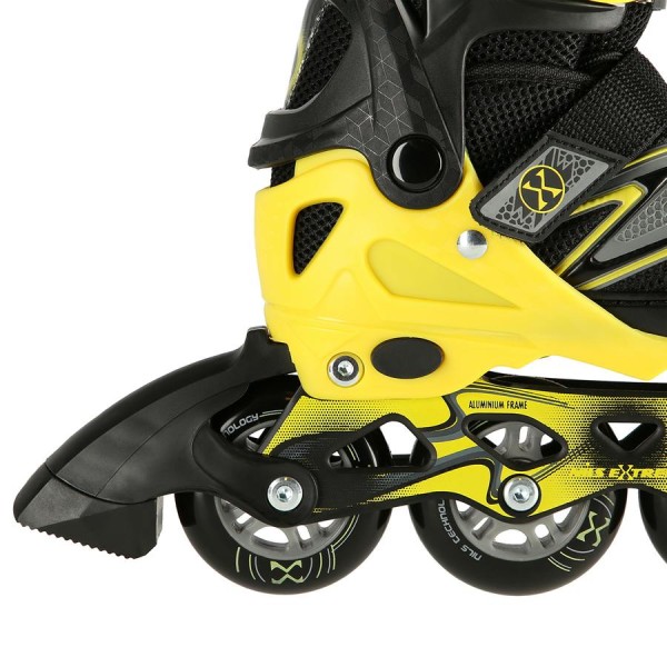 Роликові ковзани Nils Extreme NA11010 розм. S 31-34 чорно-жовтий