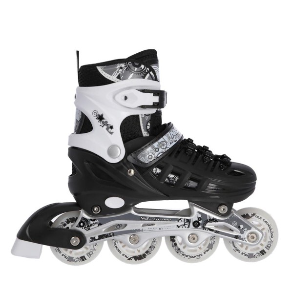 Роликові ковзани 2в1 Nils Extreme NH10905 розм. M 35-38 чорний