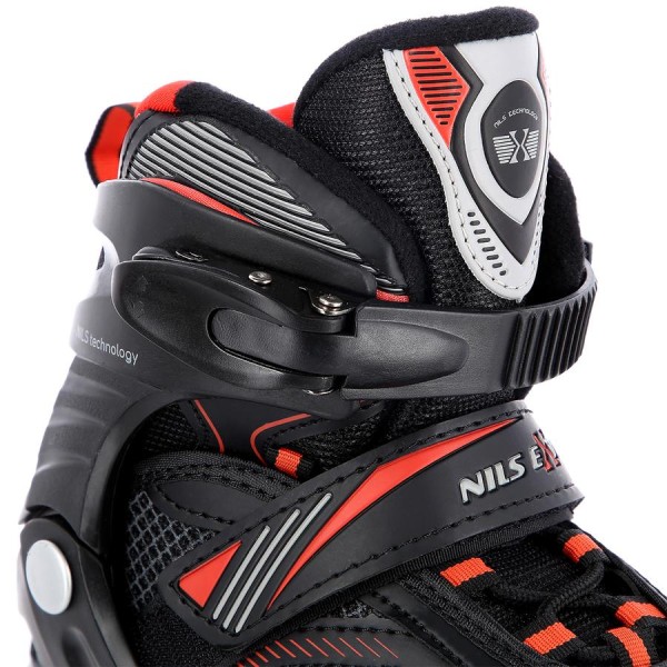 Роликові ковзани Nils Extreme NA9080 розм. M 35-38 чорно-червоний