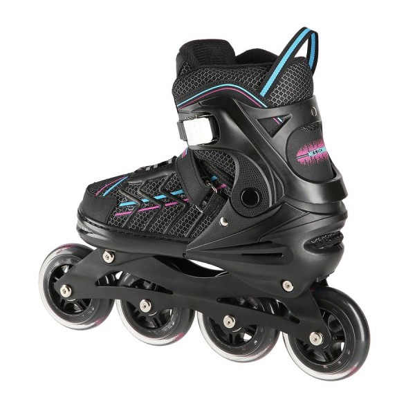 Роликові ковзани Nils Extreme NA1128 XL43-45 чорно-фіолетовий