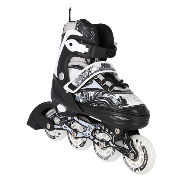 Роликові ковзани 2в1 Nils Extreme NH10927A розм. L 39-42 чорний 