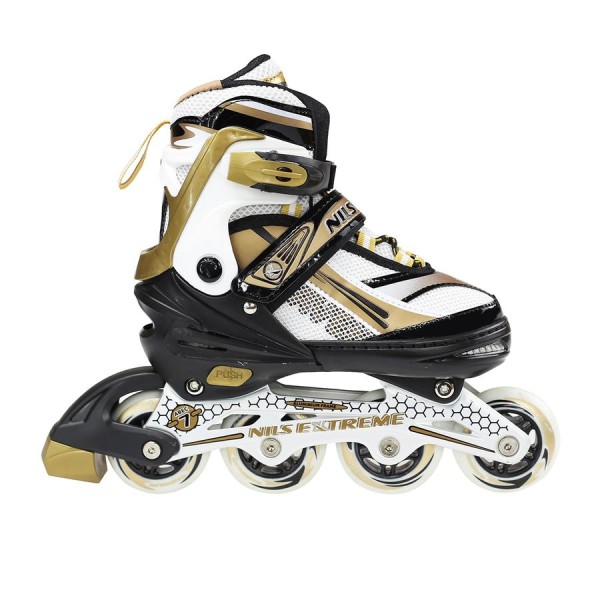 Роликові ковзани Nils Extreme NA1123A розм. M 35-38 GOLD