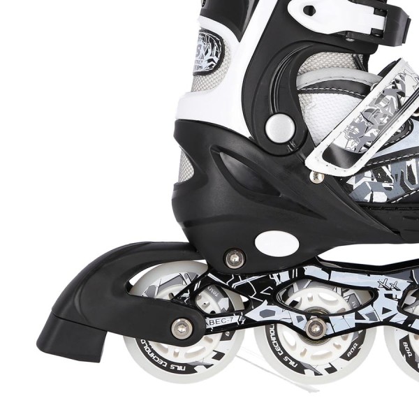 Роликові ковзани 2в1 Nils Extreme NH10927A розм. M 35-38 чорний 