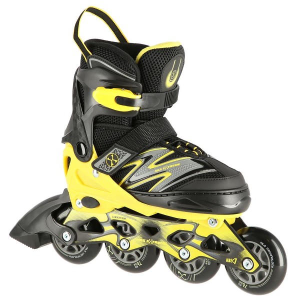 Роликові ковзани Nils Extreme NA11010 розм. M 35-38 чорно-жовтий