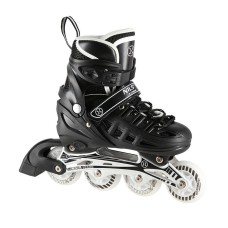 Роликові ковзани 2в1 Nils Extreme NH10905 LED роз. M 35-38 чорний