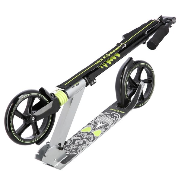 Самокат з ремнем Nils Extreme HM210 сірий