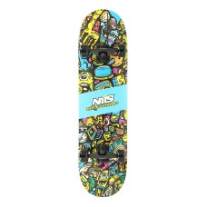 Скейтборд Nils Extreme CR3108SA Color Worms 2