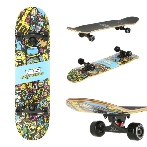 Скейтборд Nils Extreme CR3108SA Color Worms 2