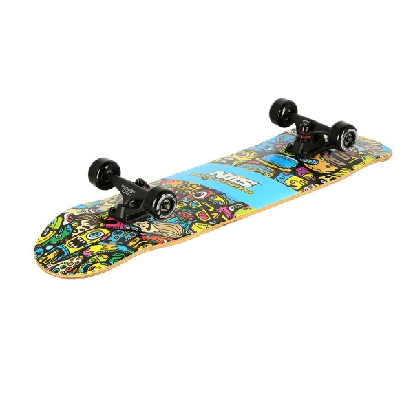 Скейтборд Nils Extreme CR3108SA Color Worms 2