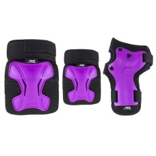 Набір захисту Nils Extreme розм. XL H512, чорний-фіолетовий 