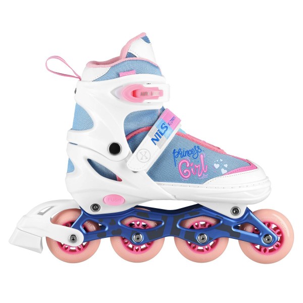 Роликові ковзани Nils Extreme Princess L (39-42) NA18168A, білий