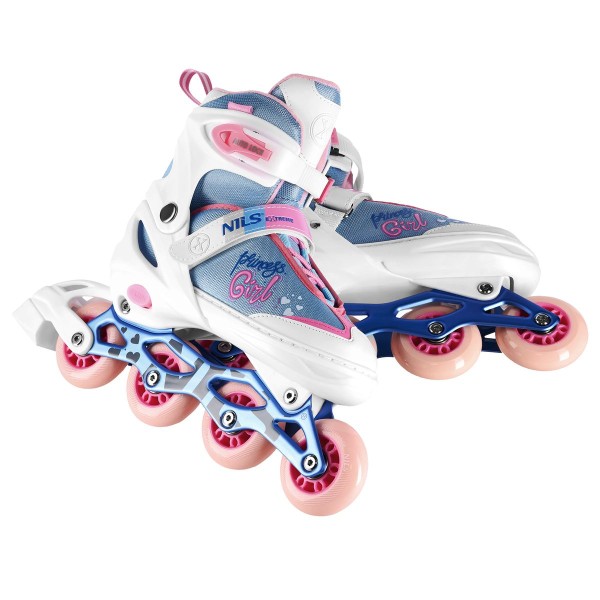 Роликові ковзани Nils Extreme Princess L (39-42) NA18168A, білий