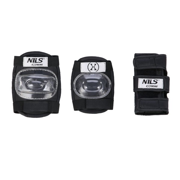 Захисний шолом з набіром захисту Nils Extreme розм. S MR290+H230, чорний 