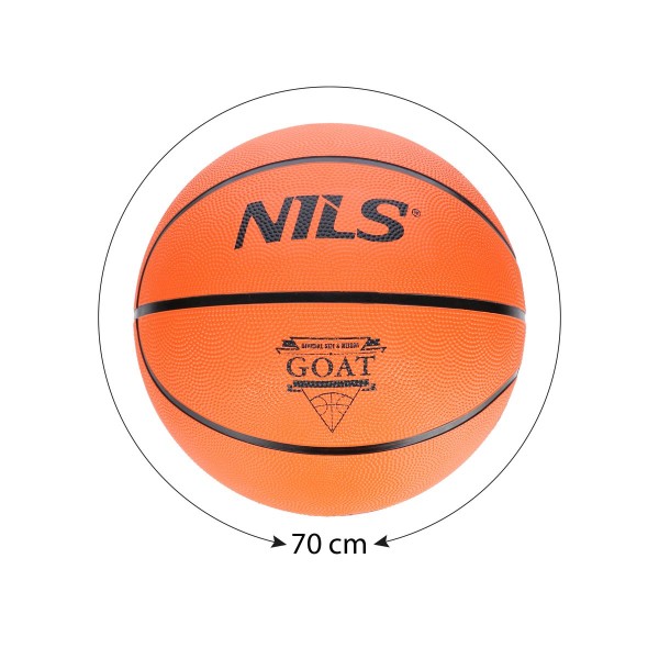 Баскетбольний м'яч Nils NPK252 Goat 5, оранжевий
