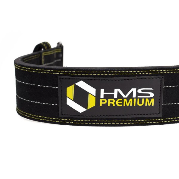 Шкіряний пояс для силових тренувань HMS Premium PA3558 розмір XL