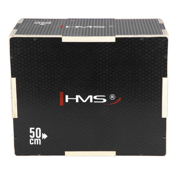 Тумба пліометричний бокс для кросфіту HMS DSC03 500x400x300мм чорний